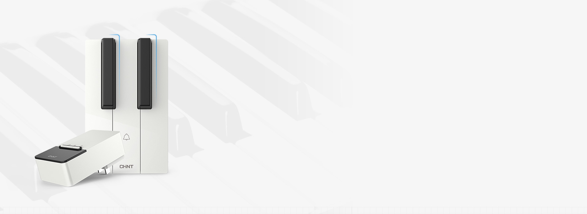 琴鍵式創意設計 888集團無線門鈴的面板采用...