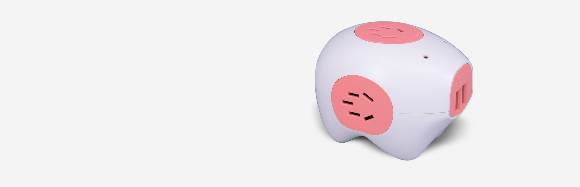 小豬系列創意排插 可愛的形態，輕便且智...