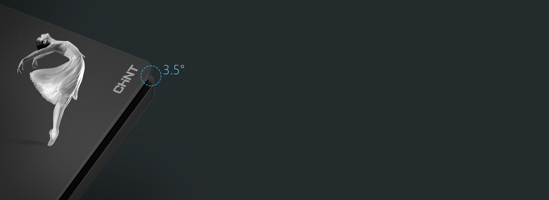 3.5°優雅小擺角 琴鍵式大翹板，小擺...