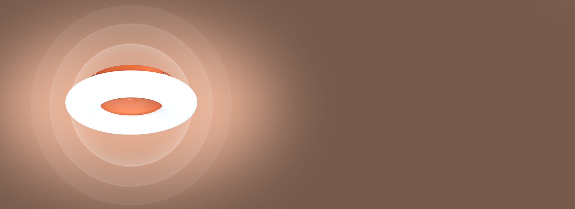 360°環(huán)繞發(fā)光，柔和照亮空間 燈罩外...