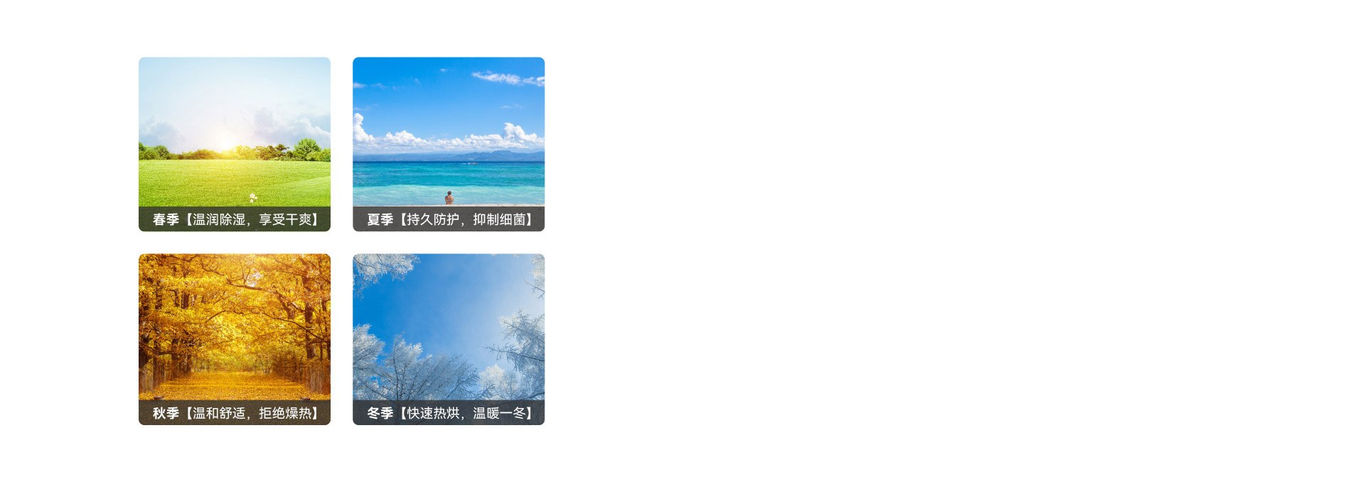 春夏秋冬都能用，陽光體驗 一年四季，享...
