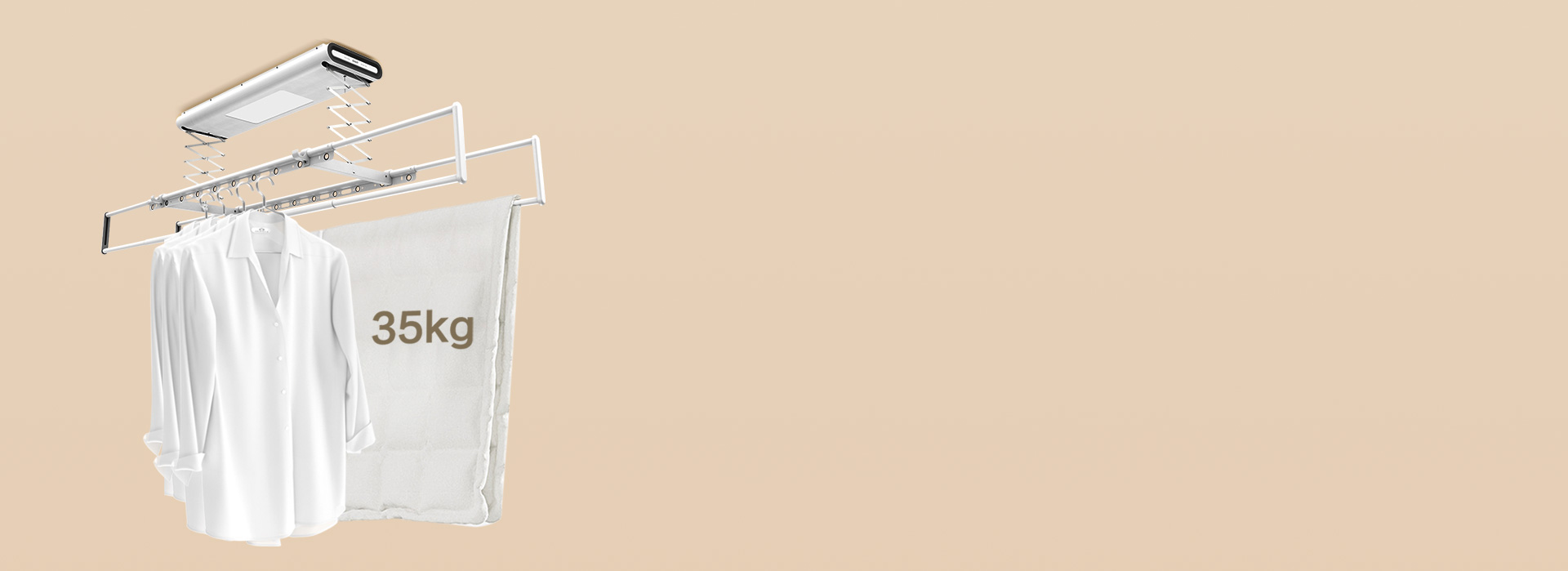 70斤強力承重，全家衣物一起曬 強大承...