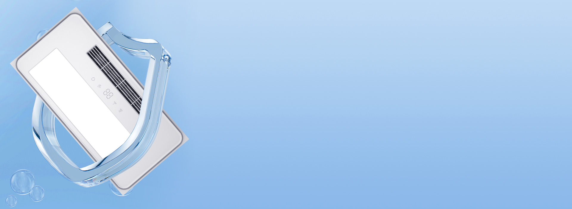 嚴密防水，安心沐浴 取暖換氣采用雙核塑...