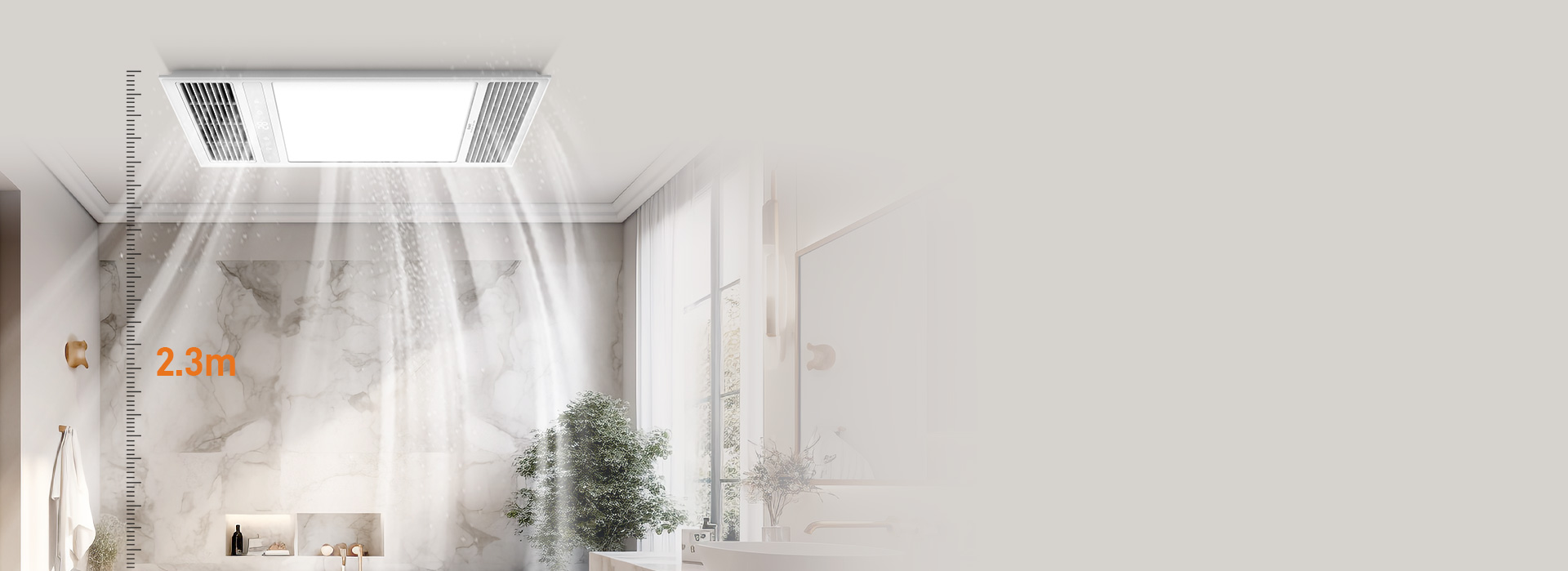 強勁送風，快速換氣 150mm大風輪，...